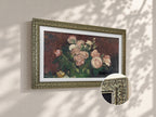 Frame for Samsung The Frame TV,Custom TV Frame ,Decorative TV Frame,Handmade tv Frame, custom brand tv frame, Silver-greenTV frames