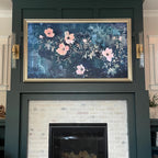 Antique Pewter frame for samsung frame TV 2021-25&pro,Dark Nickel Brushed frame,samsung frame tv frame