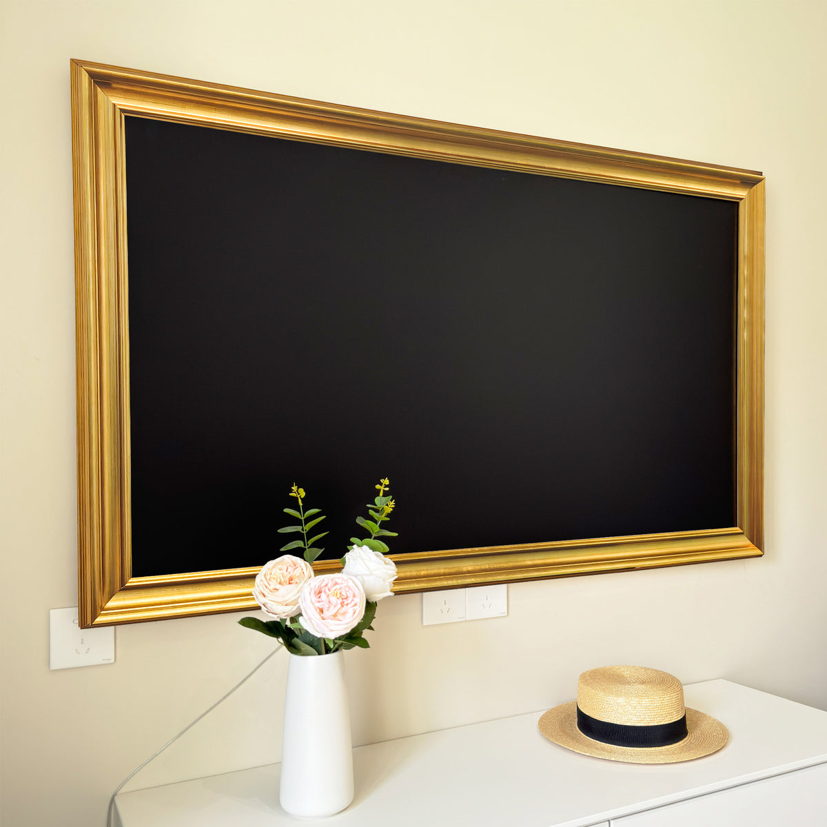Gold tv frame, Samsung frame tv bezel, wooden tv frame, Frame TV frame, frame for samsung 2021-2026&2025 PRO