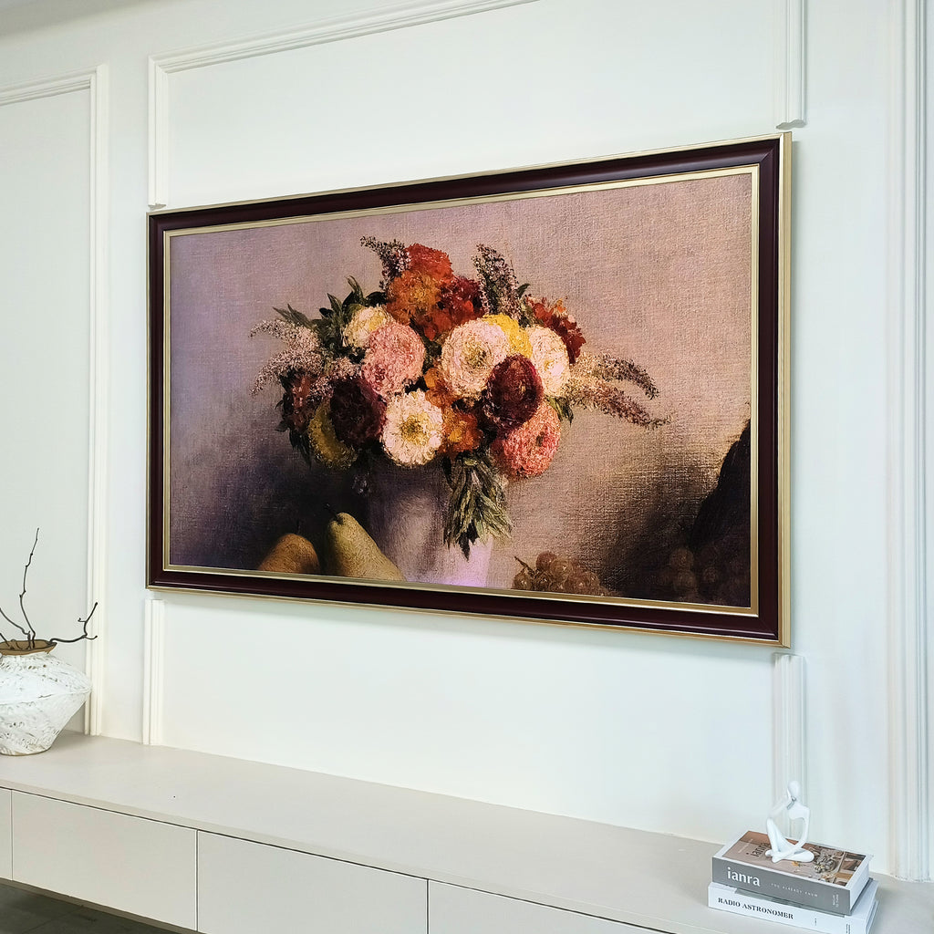 Black and gold frame for samsung frame TV 2021-2026
