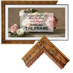 Frame for Samsung The Frame TV,Compatible with Samsung,Hisense,and TCL TVs,Custom tv frame,Decorative tv frame,Handmade tv frame