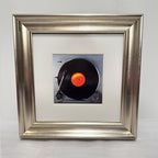 Pewter Gold Frame for Samsung Music Frame – 18.4"x18.4" Decorative Wall Mount Cover – Foil Finish Art Frame (Frame Only)