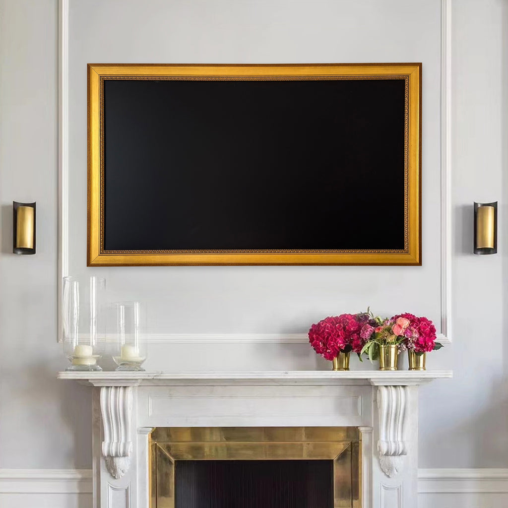 Hand-Crafted Wooden TV Frame,Gilded Rococo Style,for Samsung The Frame TV,2017-2026 and The Frame Pro Models