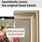 Antique Pewter frame for samsung frame TV 2021-25&pro,Dark Nickel Brushed frame,samsung frame tv frame