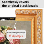 Samsung frame tv frame,custom brand tv frame,wooden tv frame,Frame TV frames, handmade TV frame,gold frame.the frame pro