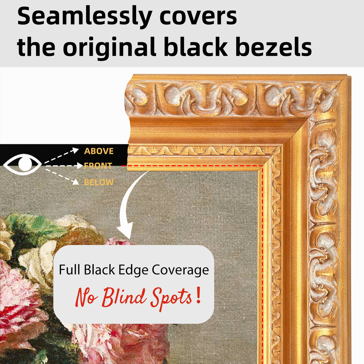Samsung frame tv frame,custom brand tv frame,wooden tv frame,Frame TV frames, handmade TV frame,gold frame.the frame pro