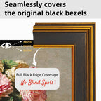 Samsung frame tv bezel,the frame 2021-2026/pro,wooden tv frame,Frame TV frames,Black and gold frame,black tv frame,Gilded Noir