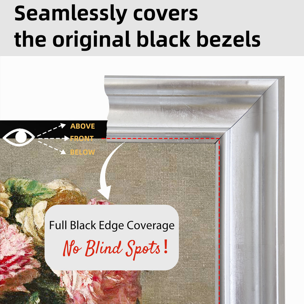Samsung frame tv bezel,Silver tv frame,wooden tv frame,Frame TV frames,handmade TV frame for Samsung the frame TV(ls03a/b/c/d/f/h)