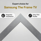 Samsung Frame TV Handmade Bezel , Brushed Titanium Gray TV Frame, Frame Tv Bezel, The Frame Bezel, frame for samsung 2021-2026&PRO