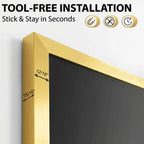 Samsung Frame TV bezel,the frame tv frame,handmade frame tv bezel,Gold TV frame,aluminum alloy frame,modern tv frame,the frame 2021-26