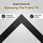 Black TV Frame, Handmade Aluminum TV Bezel for Samsung Frame TV (2017-2025 Models)