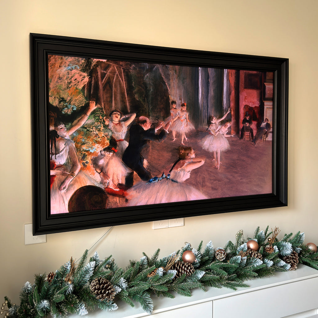 Black tv frame,samsung frame tv bezel,wooden tv frame,frame TV frames,handmade tv frame,customizable tv frame,Compatible with all TV Brands