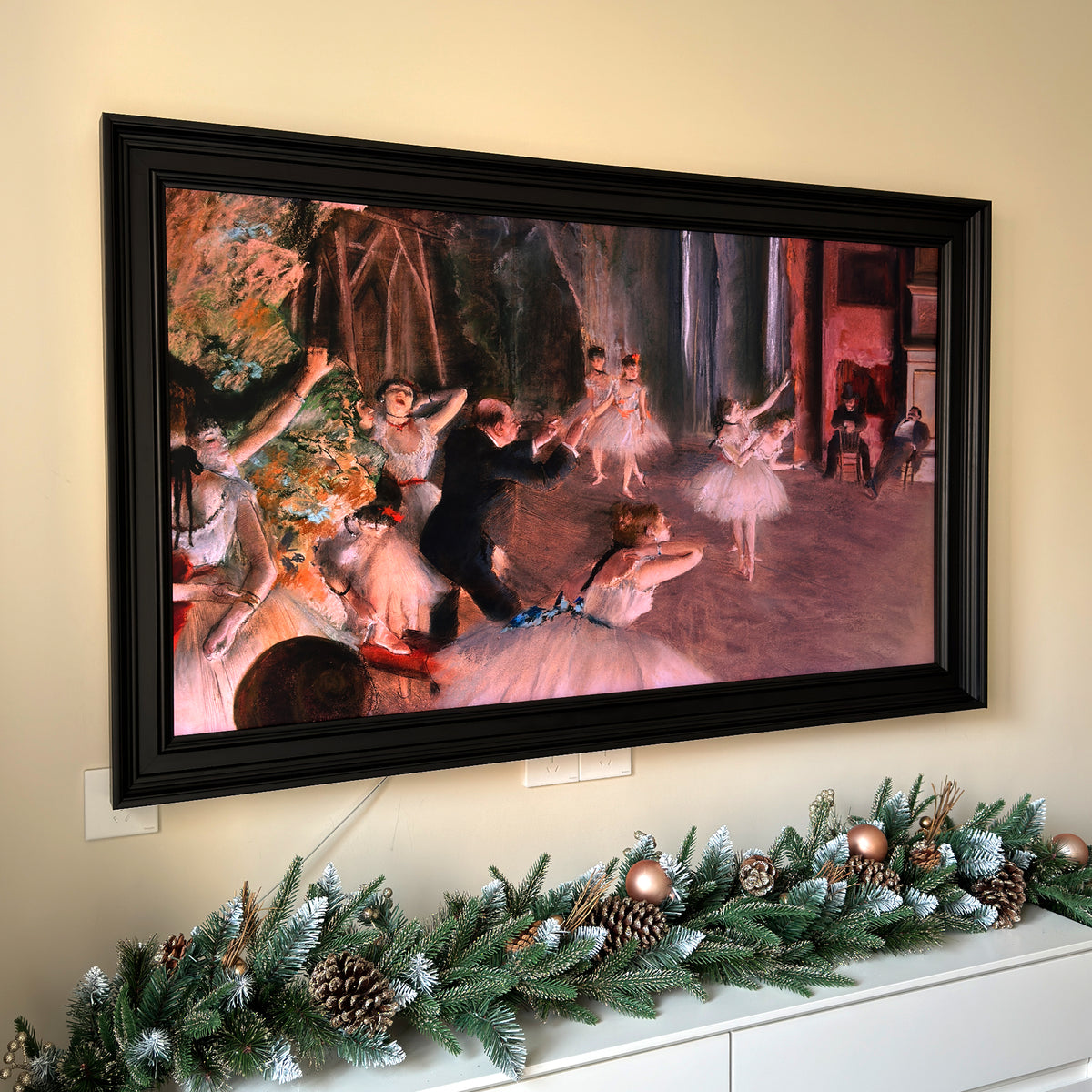 Black tv frame,samsung frame tv bezel,wooden tv frame,frame TV frames,handmade tv frame,customizable tv frame,Compatible with all TV Brands