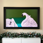 Black tv frame,samsung frame tv bezel,wooden tv frame,frame TV frames,handmade tv frame,customizable tv frame,Compatible with all TV Brands