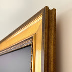 Hand-Crafted Wooden TV Frame,Gilded Rococo Style,for Samsung The Frame TV,2017-2026 and The Frame Pro Models