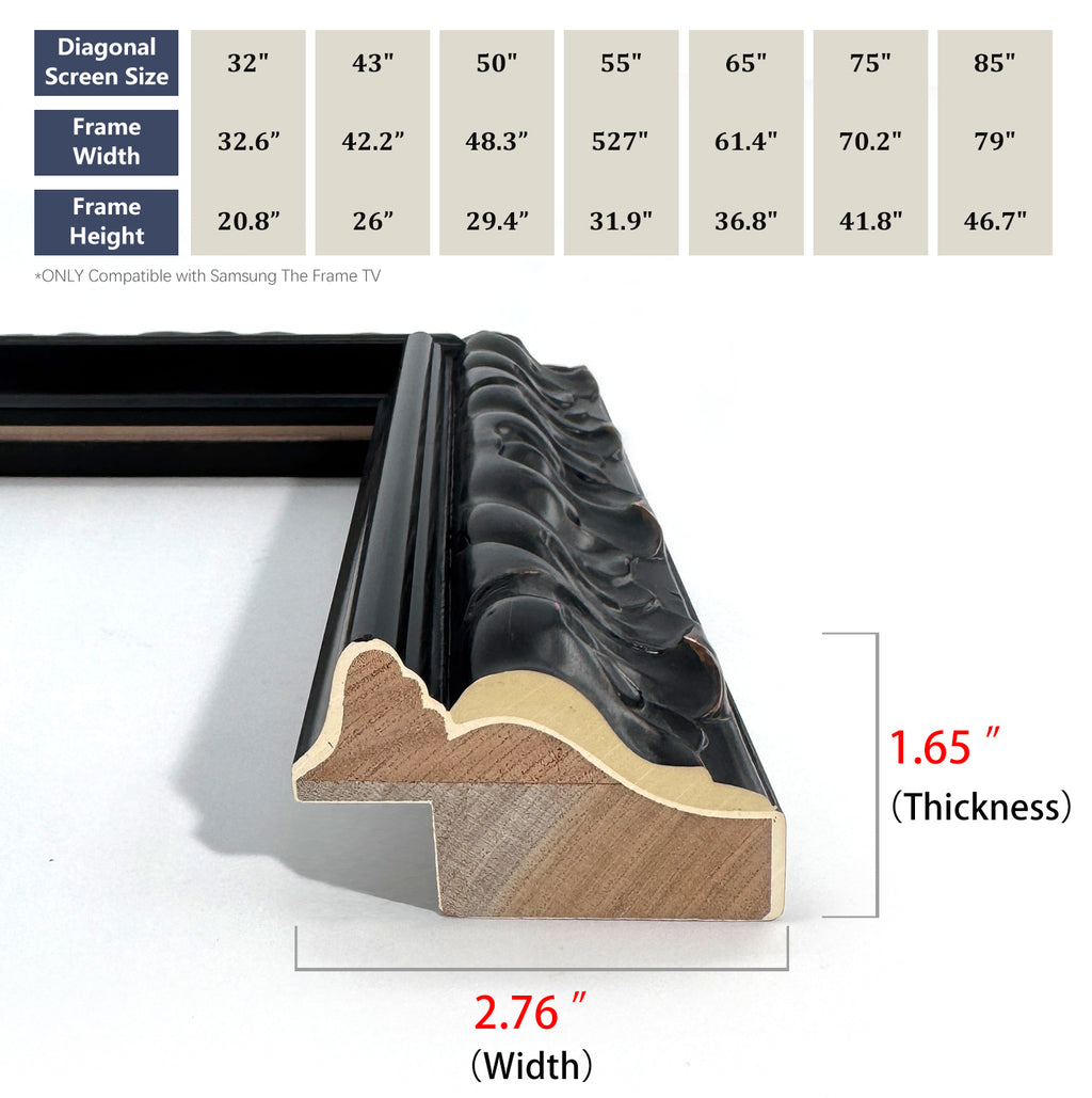 Samsung frame Tv bezel,black Tv frame,wooden tv frame,Frame TV frames,samsung TV frame,Black tv frame,2021-2026 the frame&pro