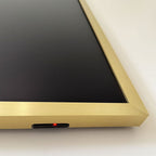 Samsung Frame TV bezel,the frame tv frame,handmade frame tv bezel,Gold TV frame,aluminum alloy frame,modern tv frame,the frame 2021-26