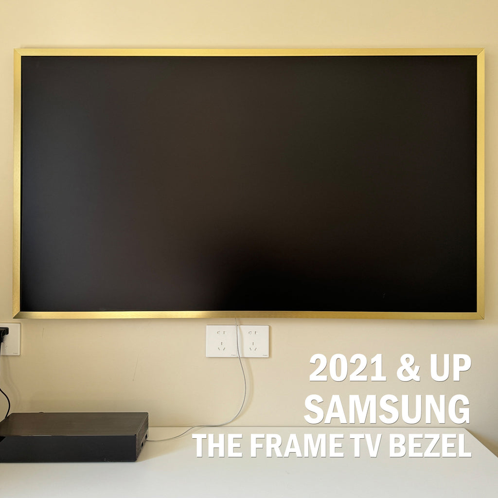 Samsung Frame TV bezel,the frame tv frame,handmade frame tv bezel,Gold TV frame,aluminum alloy frame,modern tv frame,the frame 2021-26