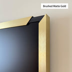 Samsung Frame TV bezel,the frame tv frame,handmade frame tv bezel,Gold TV frame,aluminum alloy frame,modern tv frame,the frame 2021-26