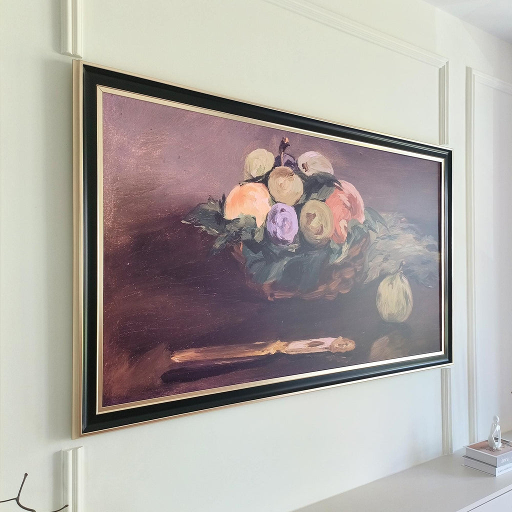 Black and gold frame for samsung frame TV 2021-2026