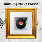 Gold Frame for Samsung Music Frame – 18"x18" Decorative Wall Mount Cover – Foil Finish Art Frame (Frame Only)