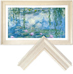 Creamy White Samsung frame tv bezel for The frame 2021-2026/pro