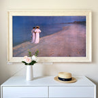 Creamy White Samsung frame tv bezel for The frame 2021-2026/pro