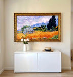 Baroque Gold Pine Wood TV Frame for Samsung The Frame,100% handmade,custom brand tv frame,frame for samsung 2021-2026&PRO