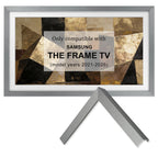 Samsung Frame TV Handmade Bezel , Brushed Titanium Gray TV Frame, Frame Tv Bezel, The Frame Bezel, frame for samsung 2021-2026&PRO