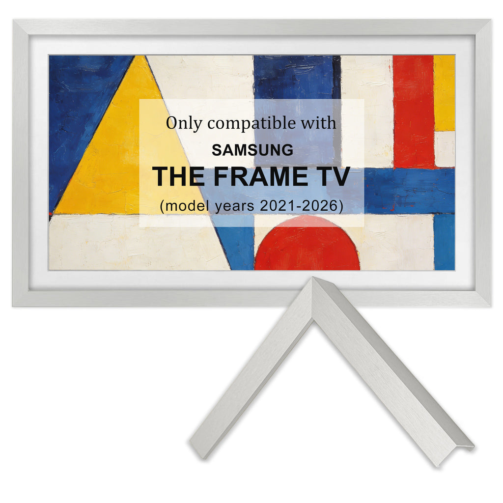 Samsung Frame TV Bezel, Matte Silver frame for Samsung The frame 2021-2026&2025 PRO