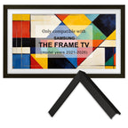 Black TV Frame, Handmade Aluminum TV Bezel for Samsung Frame TV (2017-2025 Models)