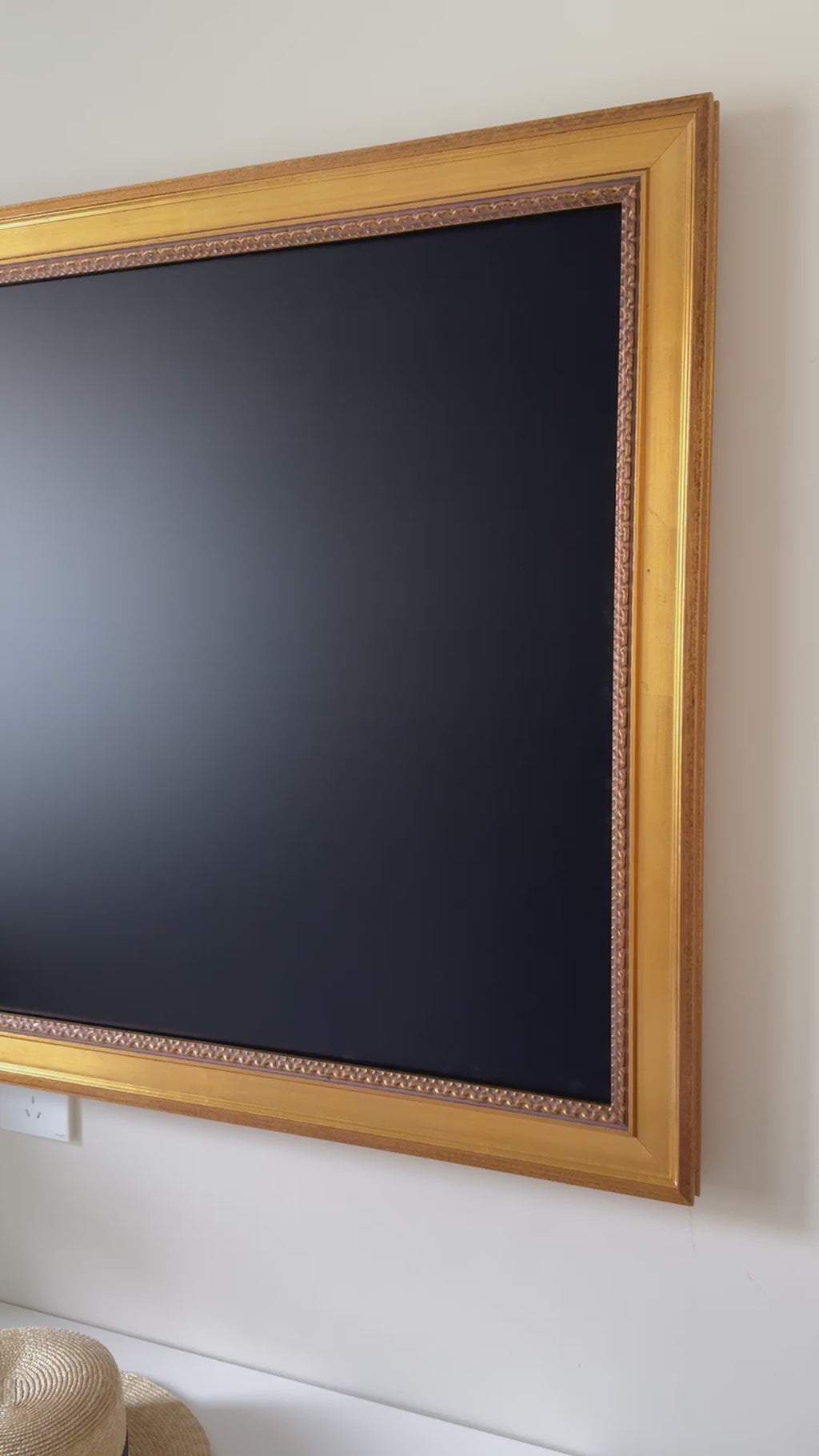 Hand-Crafted Wooden TV Frame,Gilded Rococo Style,for Samsung The Frame TV,2017-2026 and The Frame Pro Models