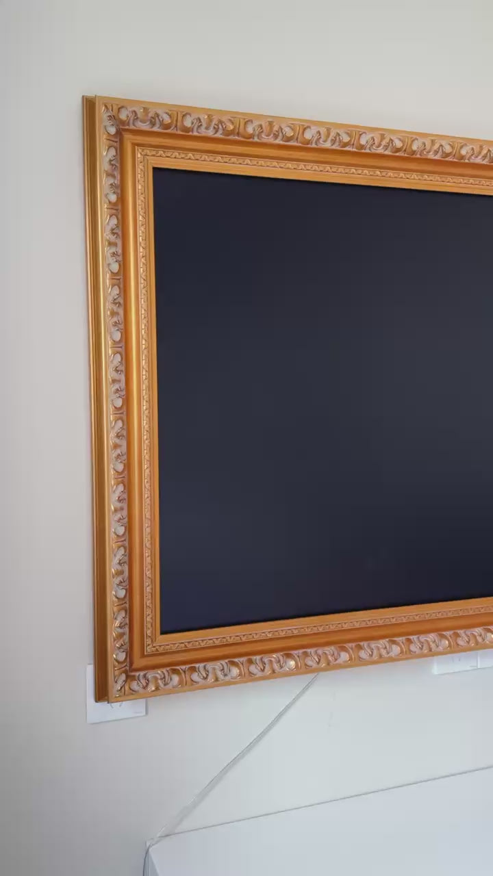 Samsung frame tv frame,custom brand tv frame,wooden tv frame,Frame TV frames, handmade TV frame,gold frame.the frame pro
